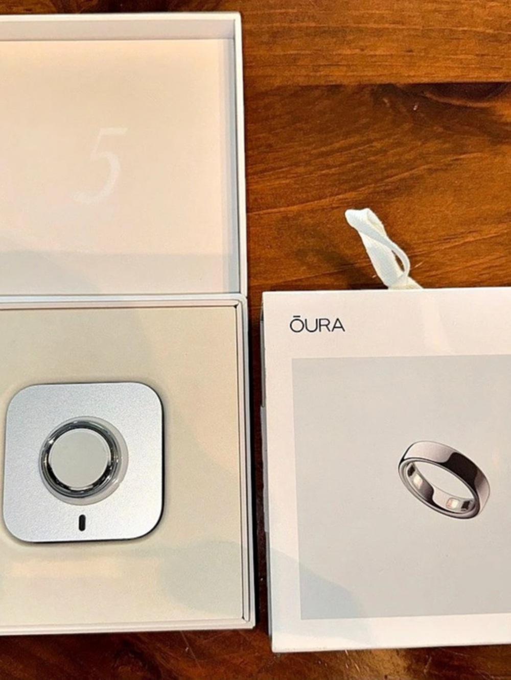 Oura Ring 5 Silver Size 10